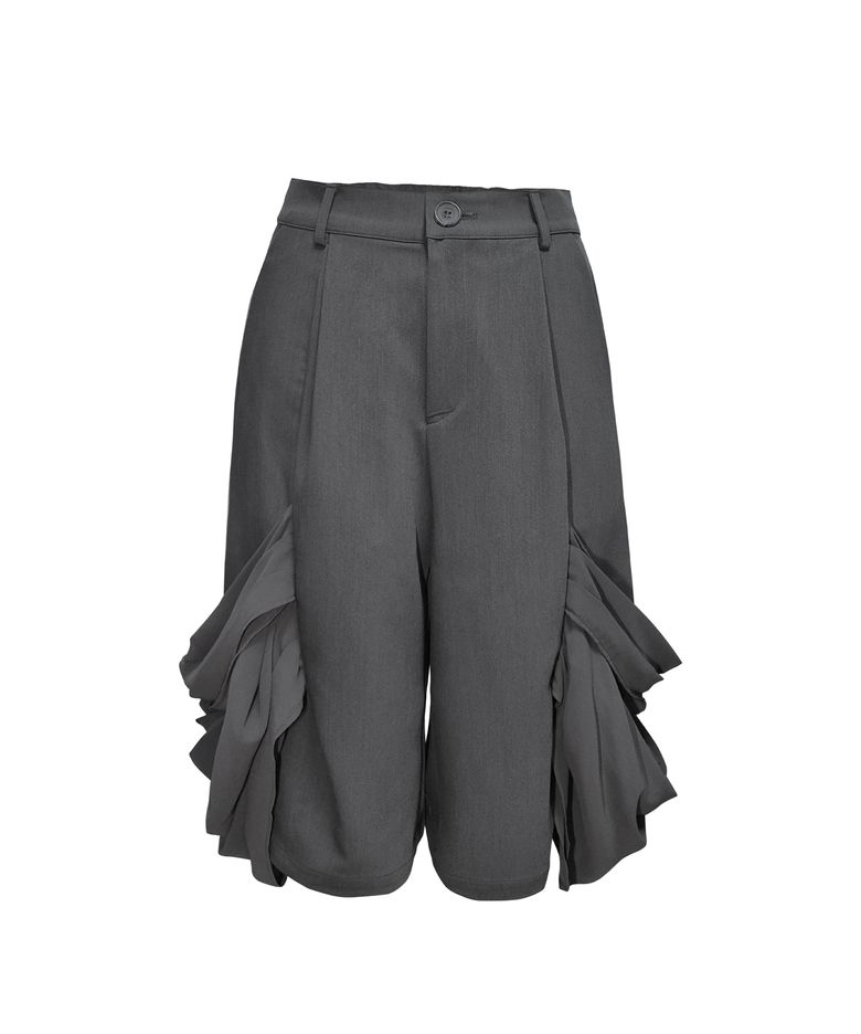 VEIL BERMUDA SLACKS . DARK GRAY