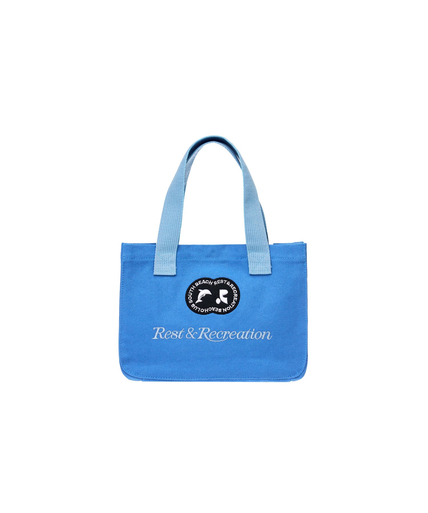 MUSINSA公式 | REST&RECREATION RR CANVAS TOTE BAG - BLUE