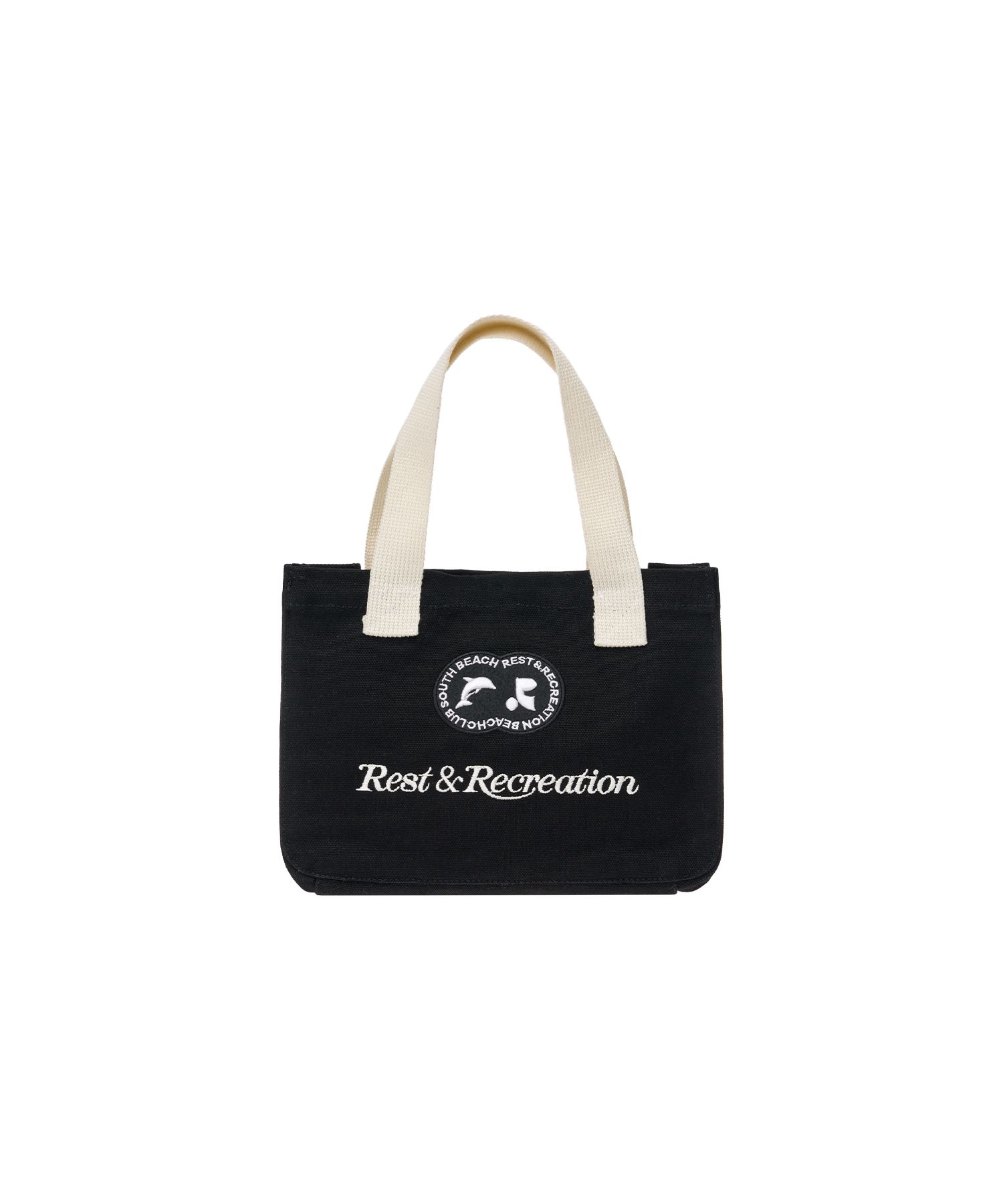 MUSINSA公式 | REST&RECREATION RR CANVAS TOTE BAG - BLACK