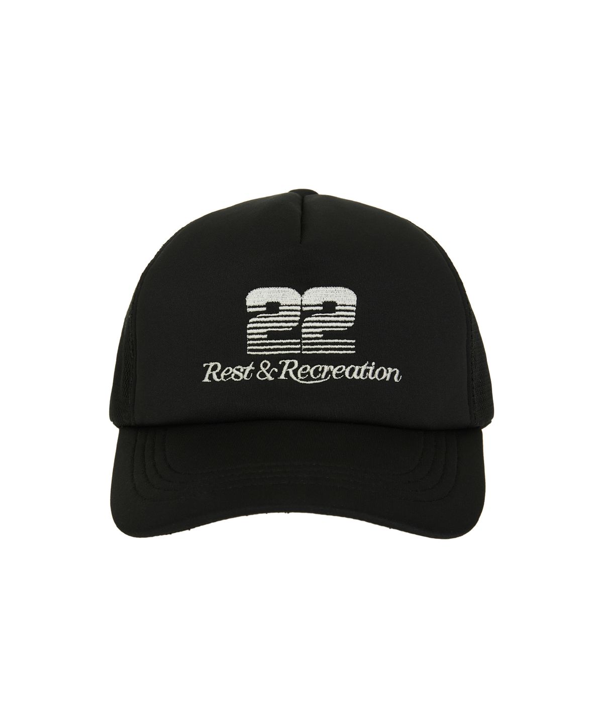 레스트앤레크레이션(REST&RECREATION) 22 MESH CAP - BLACK