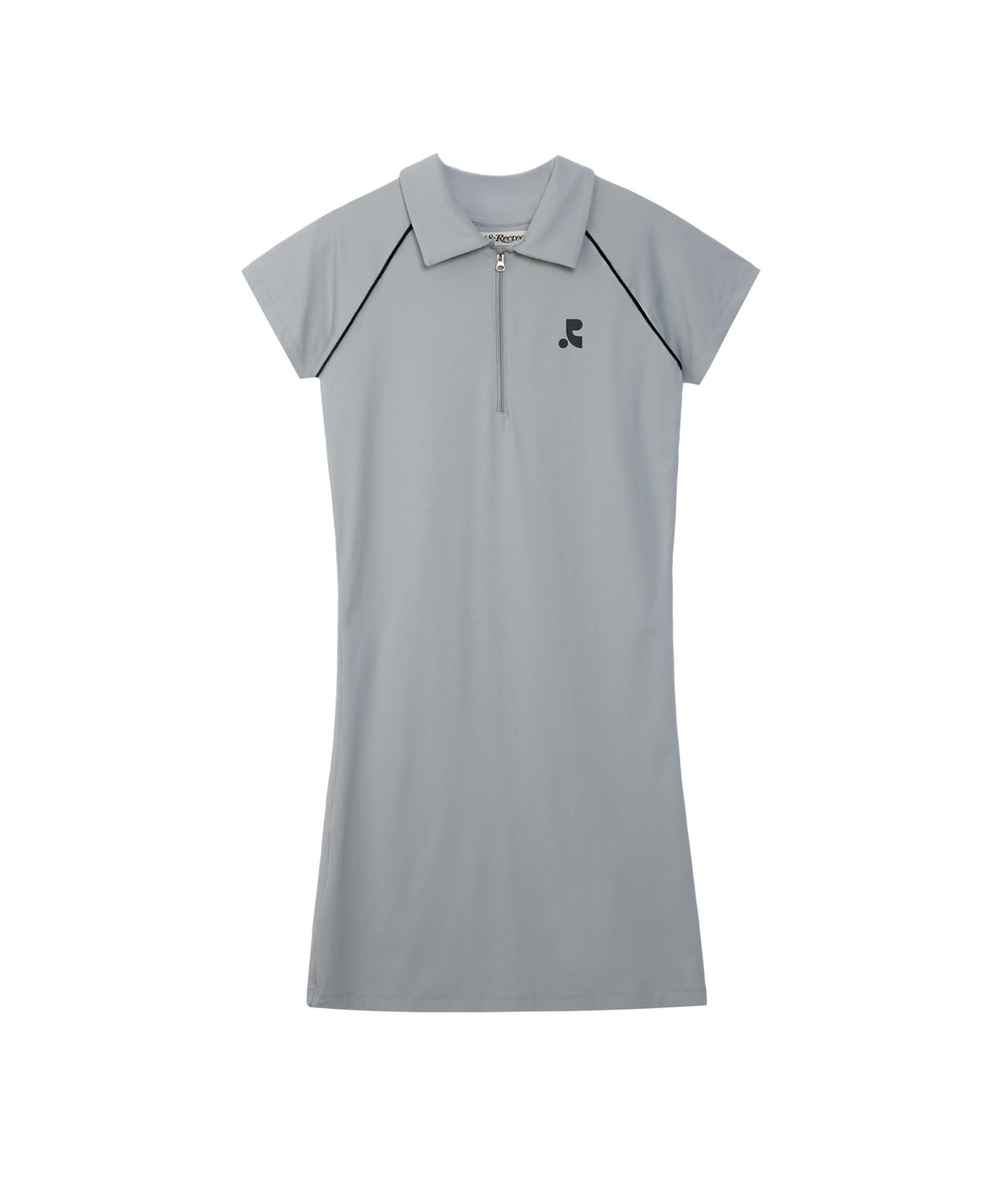 레스트앤레크레이션(REST&RECREATION) COLLAR ZIP-UP DRESS - GREY