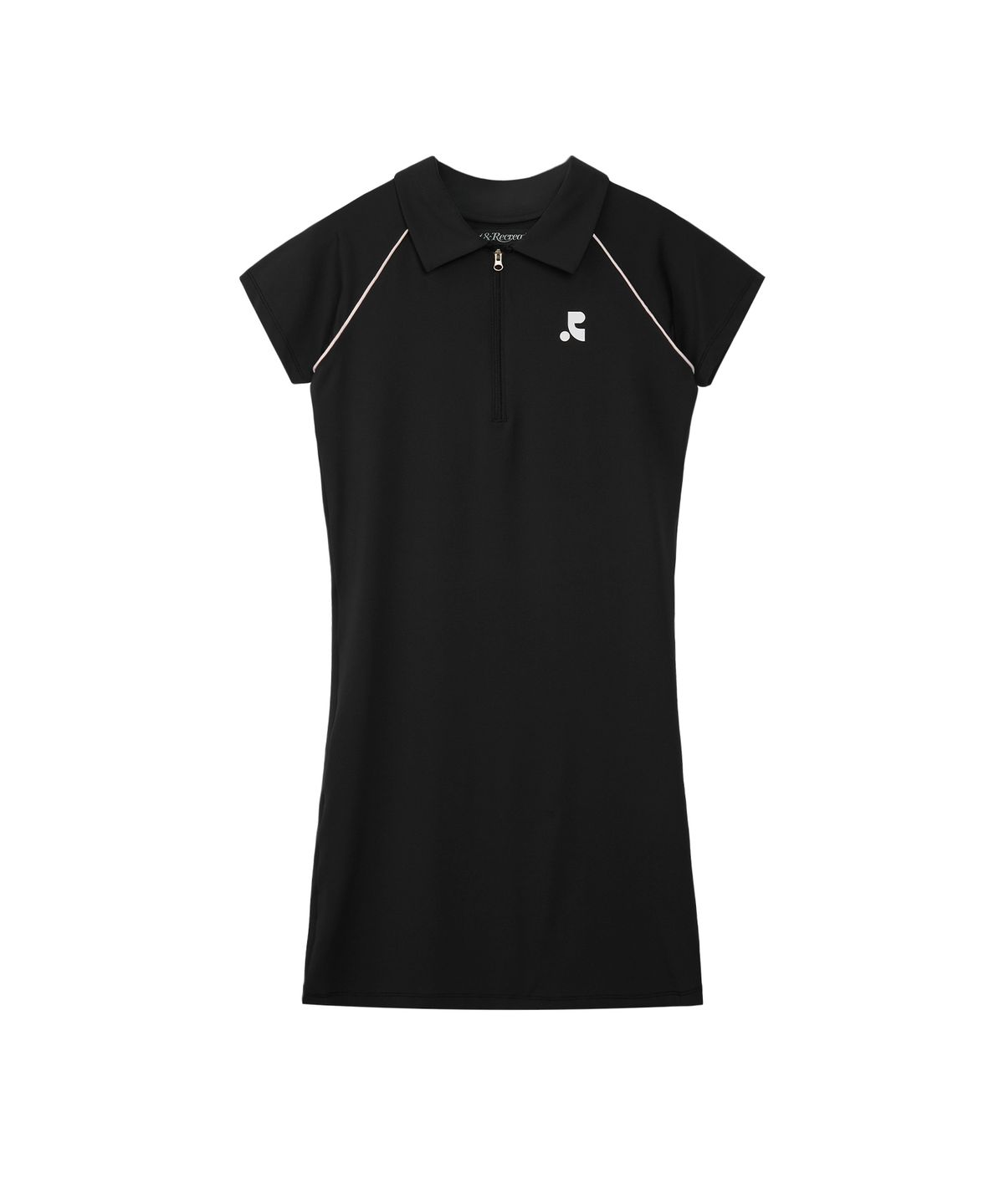 레스트앤레크레이션(REST&RECREATION) COLLAR ZIP-UP DRESS - BLACK