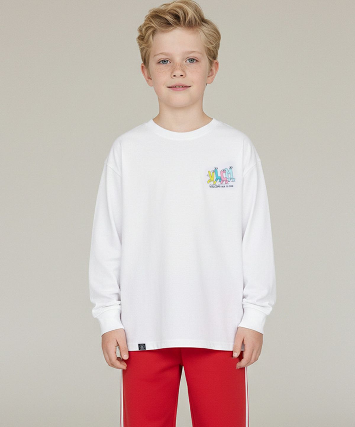 볼컴 키즈(VOLCOM KIDS) 러닝 그래픽 티셔츠 D6S001