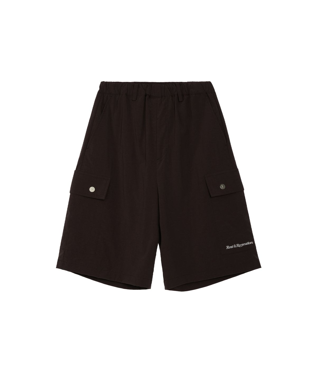 레스트앤레크레이션(REST&RECREATION) NYLON CARGO SHORTS - BROWN