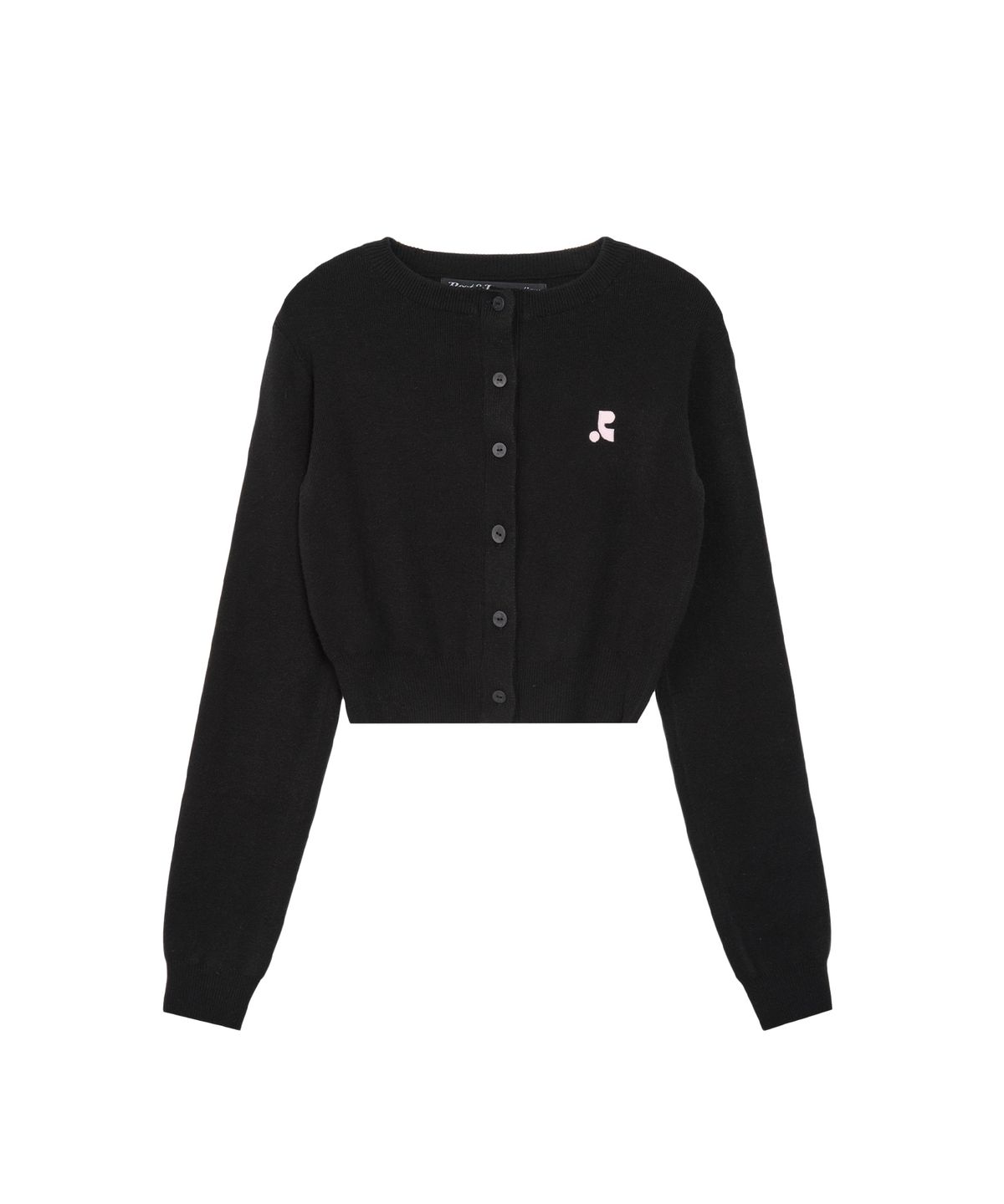 레스트앤레크레이션(REST&RECREATION) CROPPED KNIT CARDIGAN - BLACK