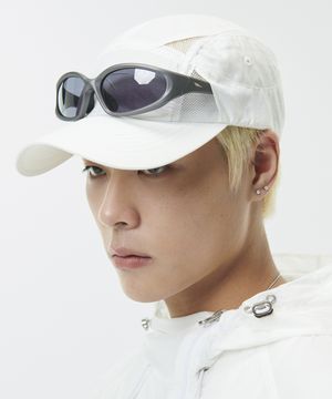 DEV:10 CAP 01 SUNGLASS CUT BALLCAP_WHITE