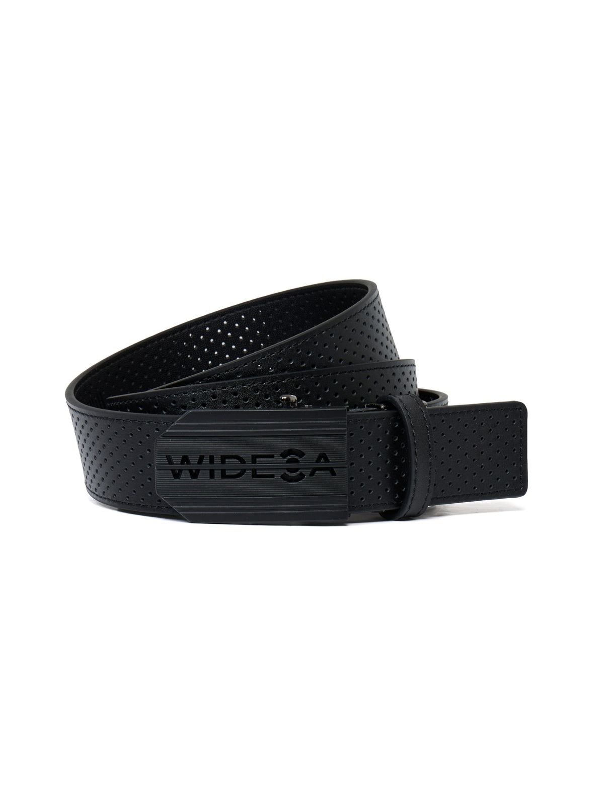 와이드앵글(WIDEANGLE) TO 자동버클 가죽 벨트_Black