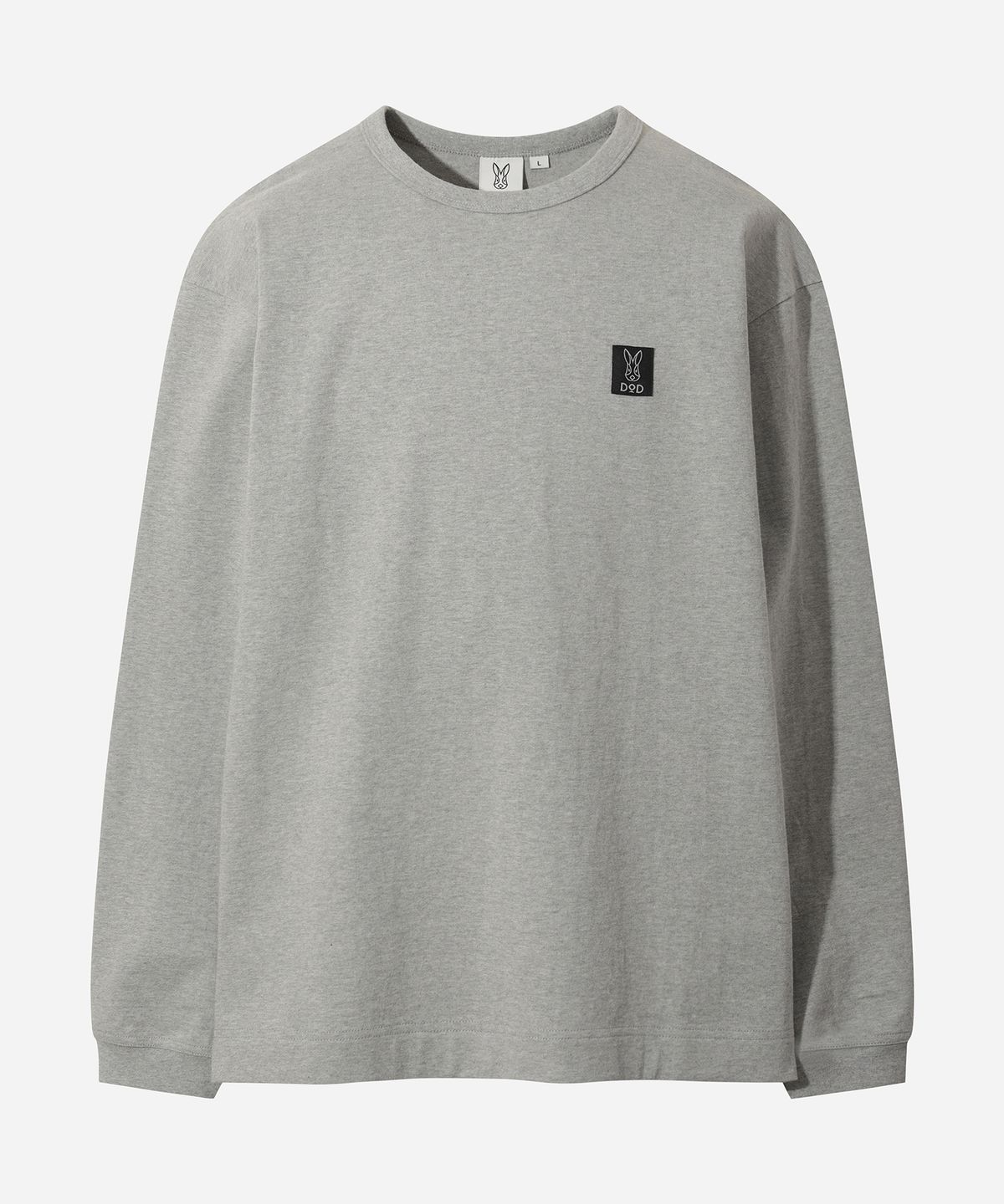 디오디(DOD) 래빗 긴팔 티셔츠(MELANGE GREY STANDARD)