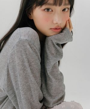 시스루 립 티셔츠 (3color)