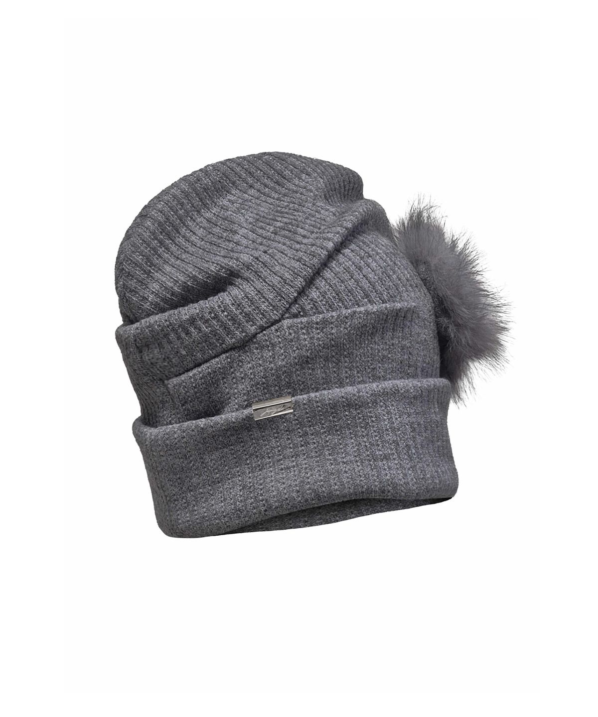 정도(JUNGDO) FLUFFY FORM BEANIE . GRAY