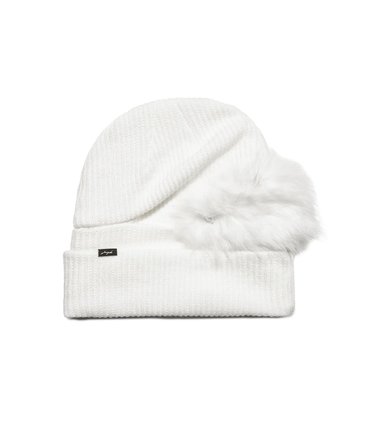 정도(JUNGDO) FLUFFY FORM BEANIE . WHITE