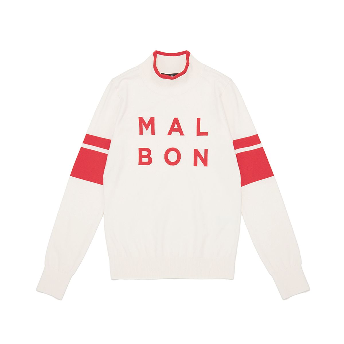 말본 골프(MALBON GOLF) 말본 하이넥 스웨터 CREAM