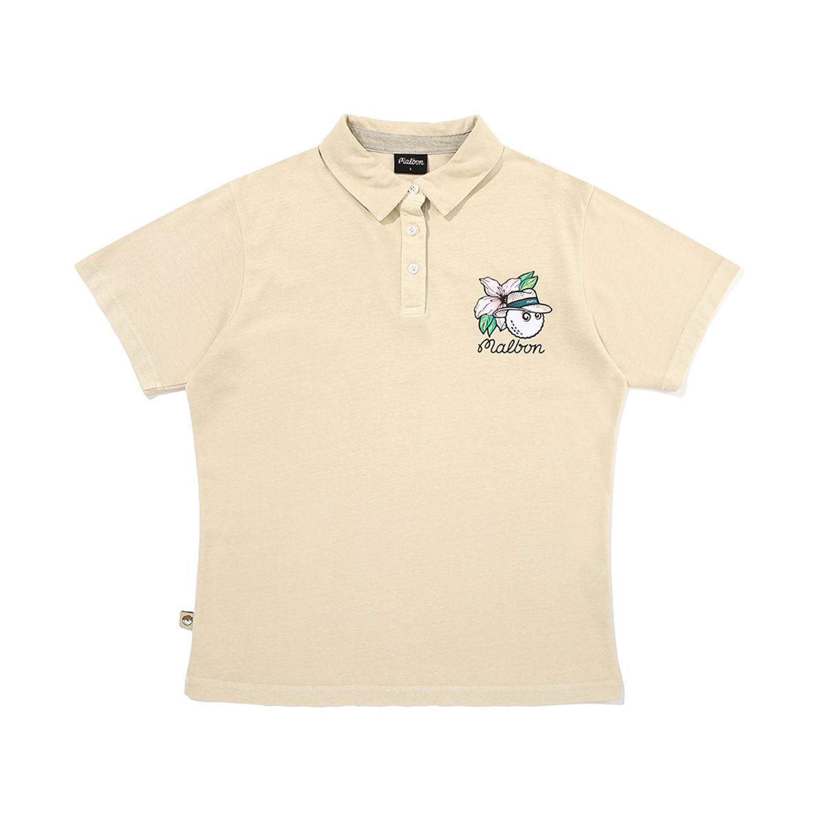 말본 골프(MALBON GOLF) Panama 버킷 다잉 폴로 티셔츠 YELLOW (WOMAN)