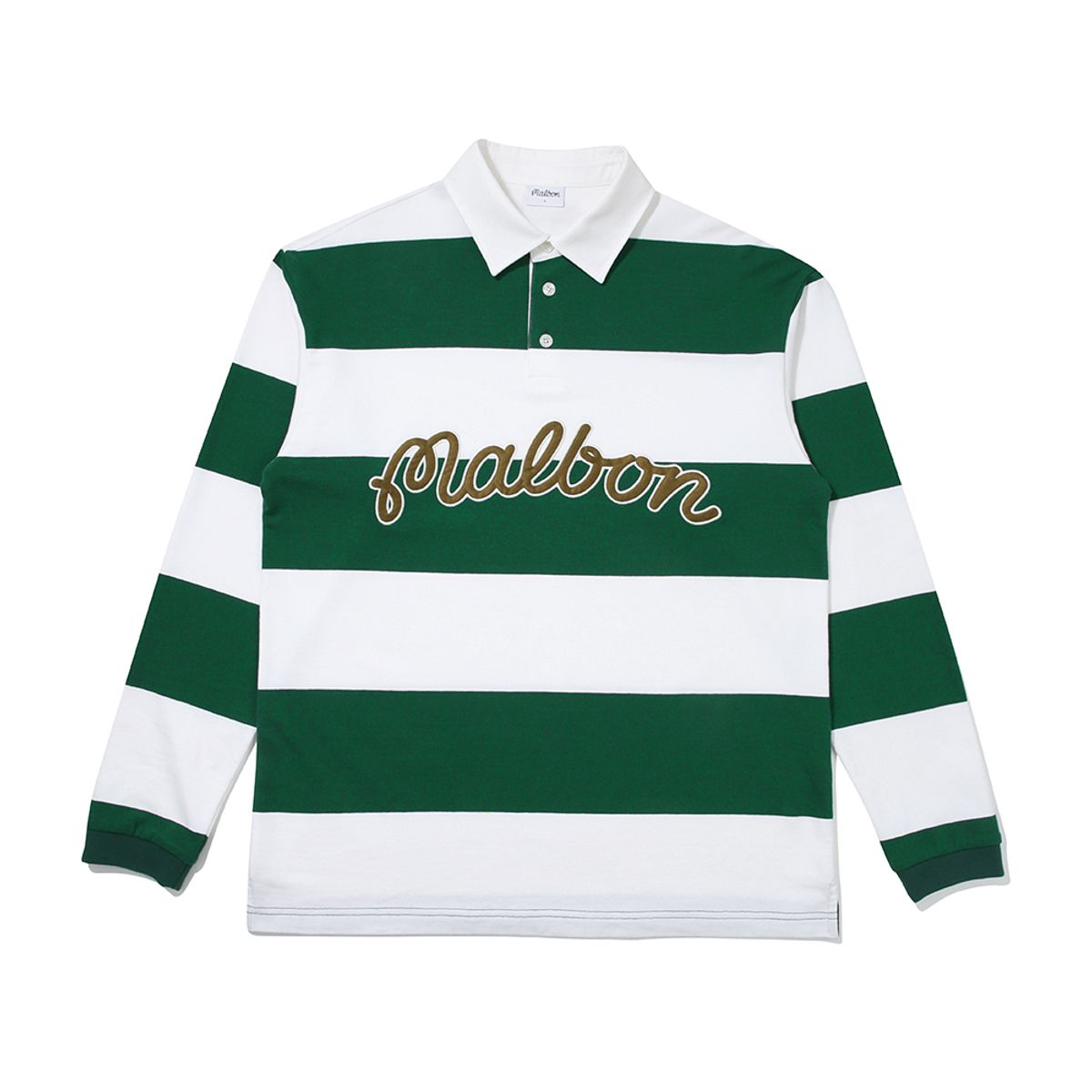 말본 골프(MALBON GOLF) 말본 럭비 티셔츠 GREEN (MAN)