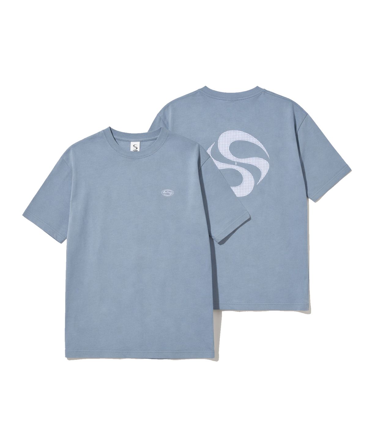 소라노(SORANO) SORANO Gingham Patch T-shirt [2color]