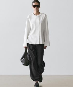 루즈핏 트리밍 셔츠