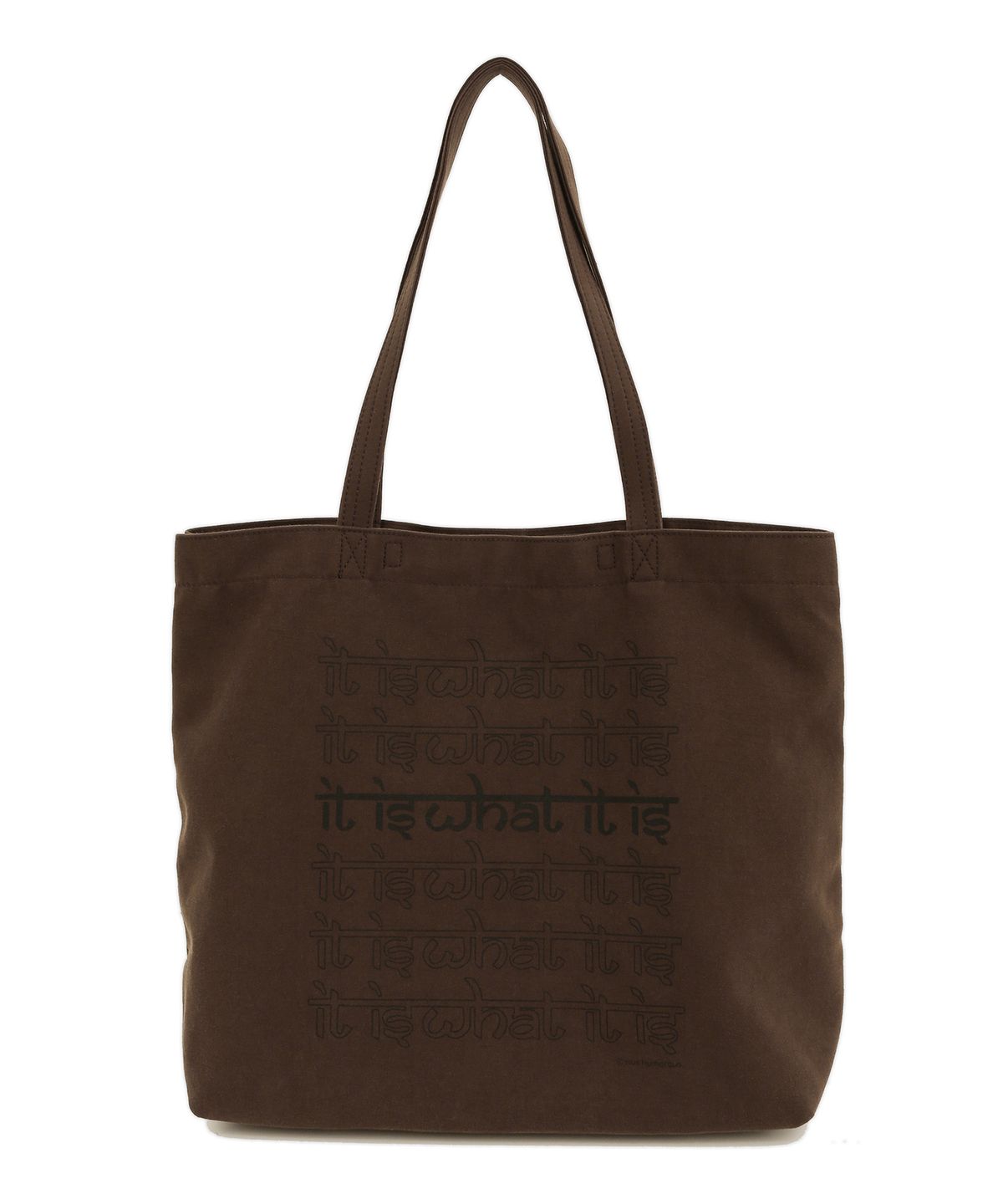 휴머러스 어카운트(HUMOROUS ACCOUNT) IWI TOTE BAG / BROWN