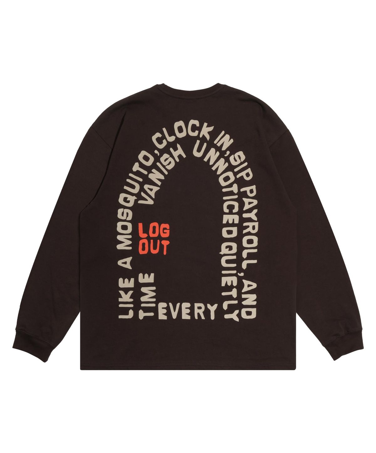 퍼츠(POTS) SALARY THIEF LONG SLEEVE [BROWN]