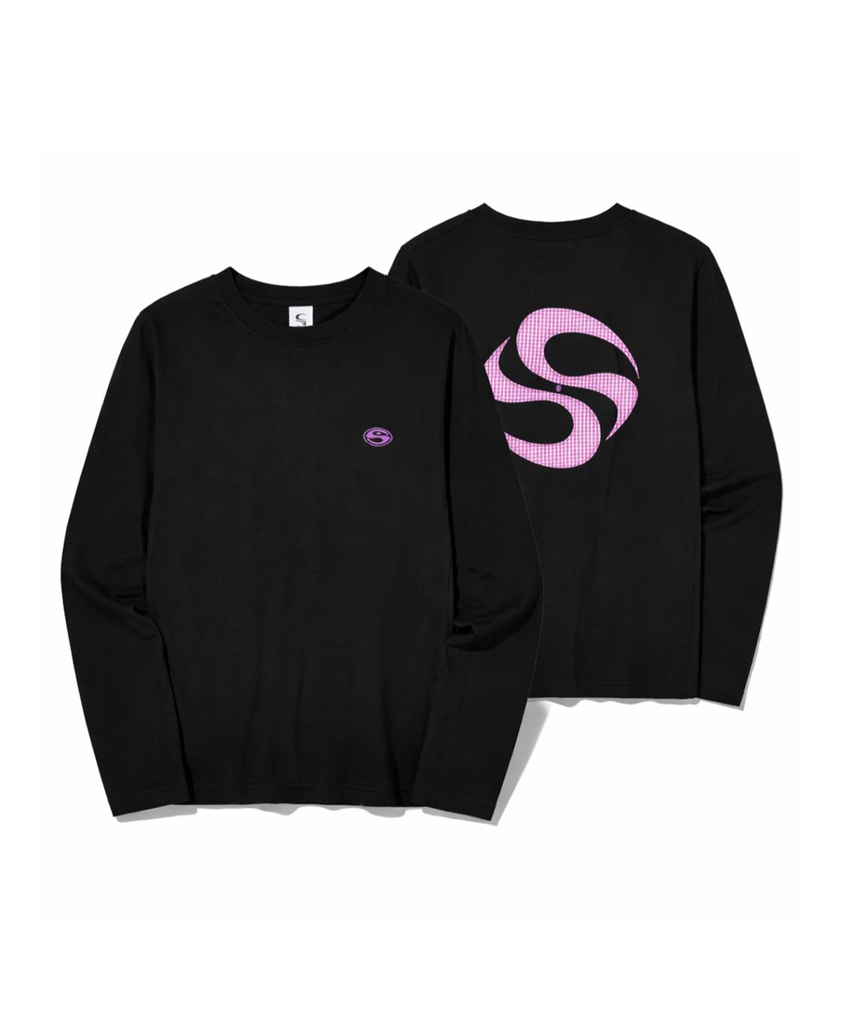 소라노(SORANO) SORANO Gingham Patch L/S Tee [2color]