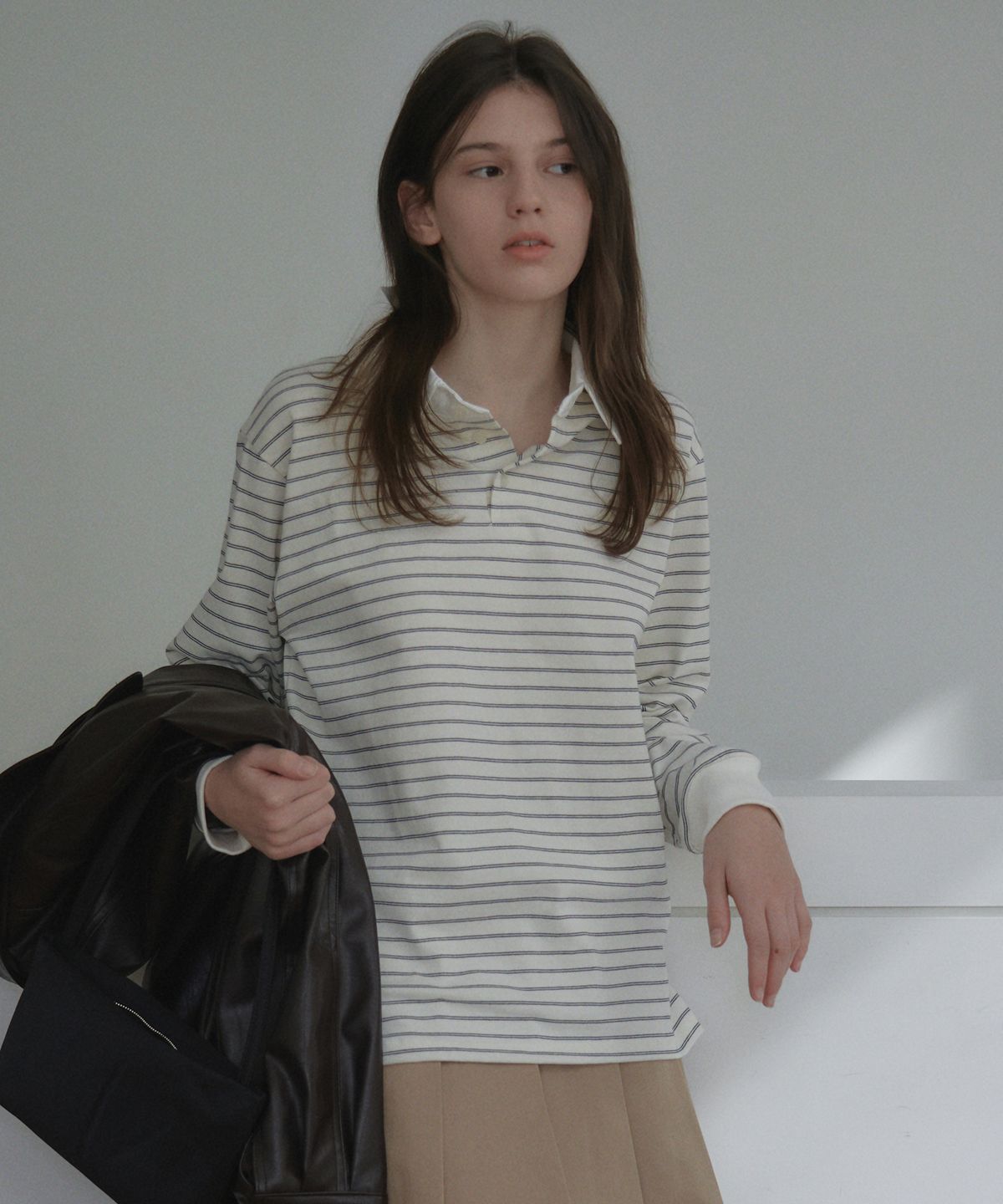엘리오티(ELLIOTI) Camila Stripe PK Ts_3Color