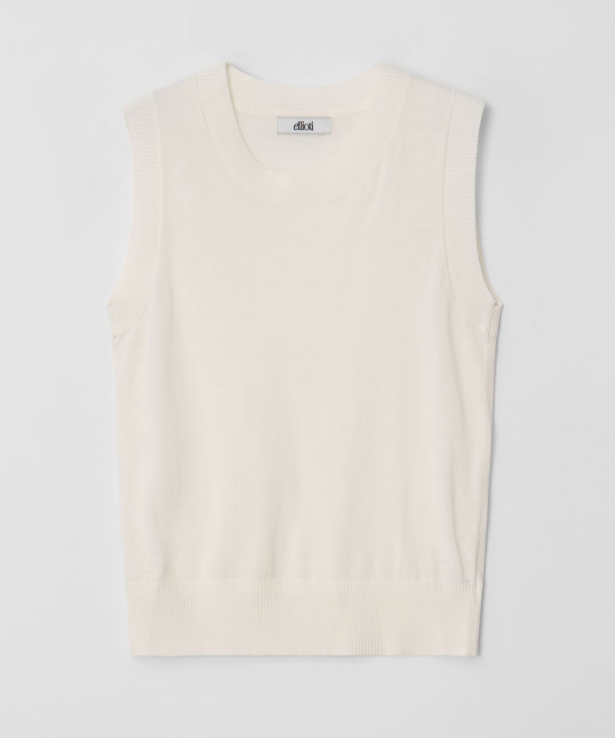 엘리오티(ELLIOTI) Arven Sleeveless Knit Top_4Color