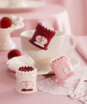 스트로베리 큐피드 컬렉션 케이크 립 크림