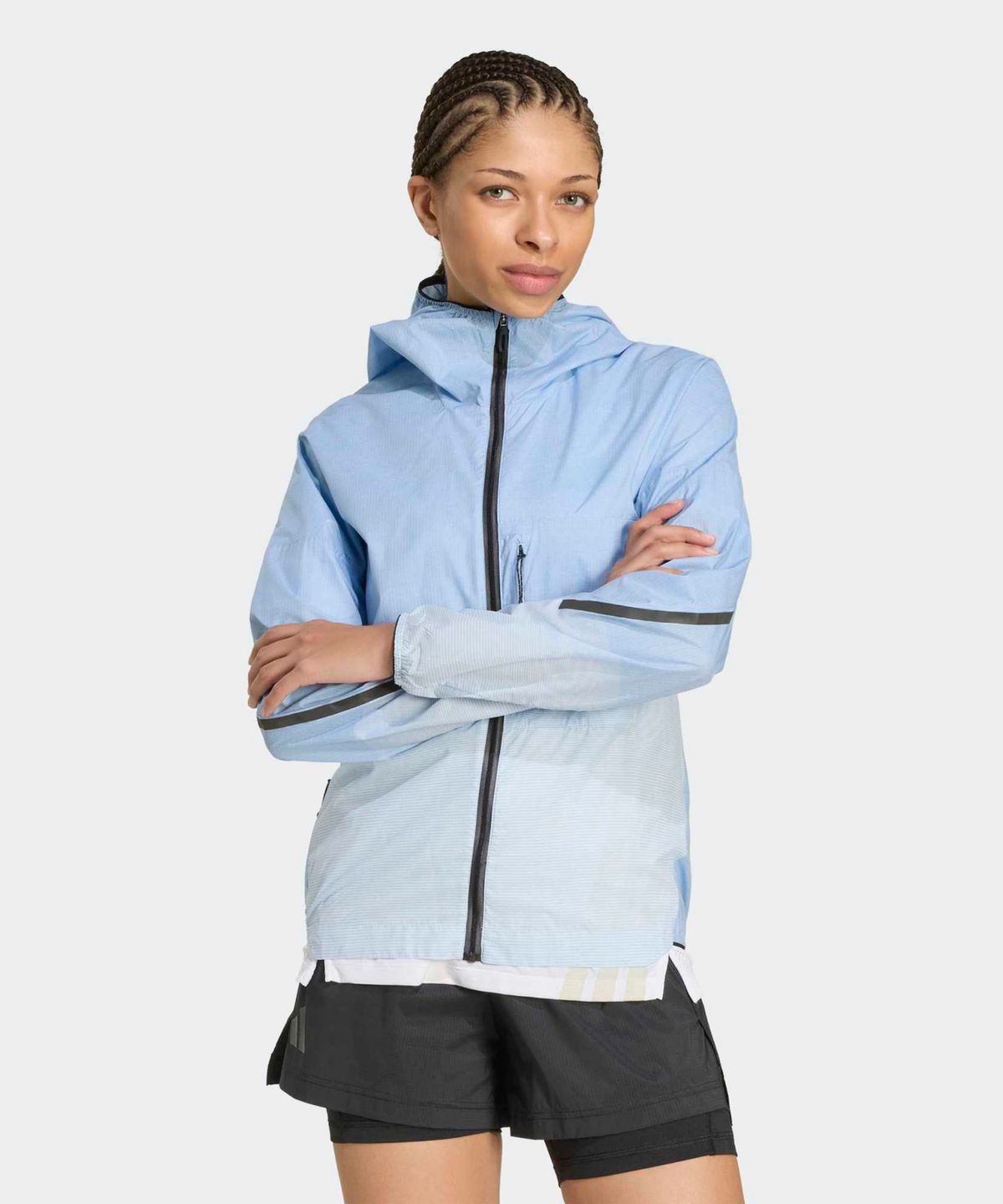 아디다스(ADIDAS) 테렉스 엑스페리어 클라이마365 라이트 윈드위브 재킷 - 블루:크리스탈스카이 / KA2370