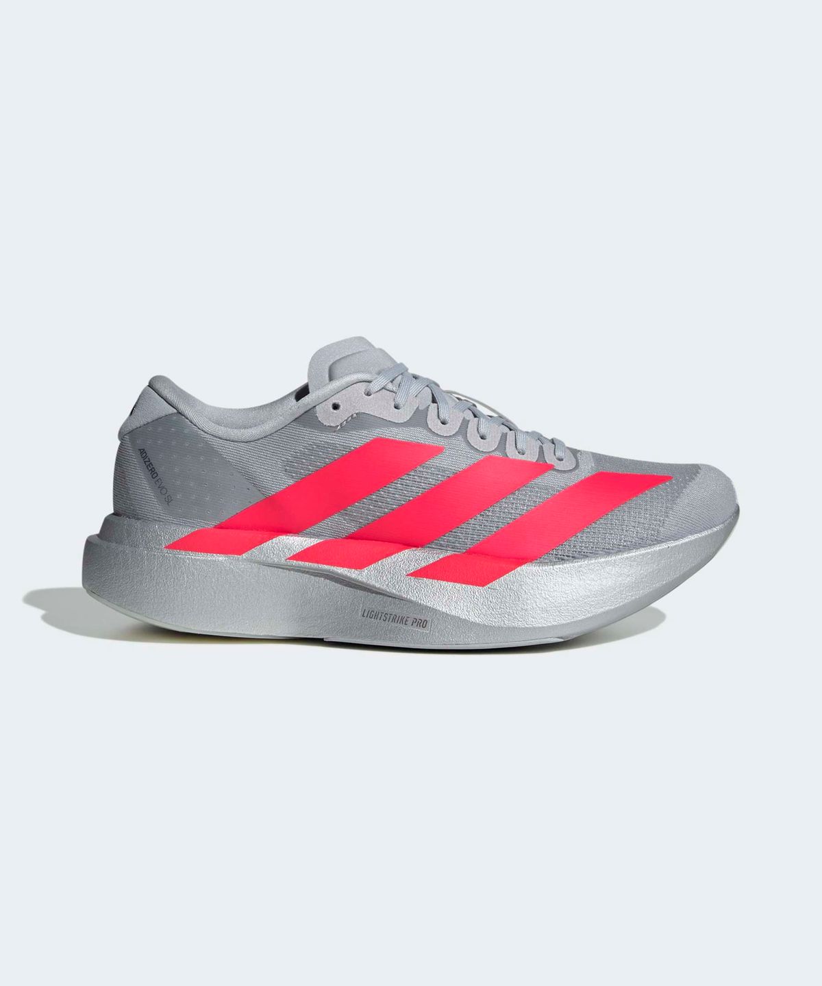 아디다스(ADIDAS) 아디제로 EVO SL W - 실버메탈릭:루시드레드 / KI3383