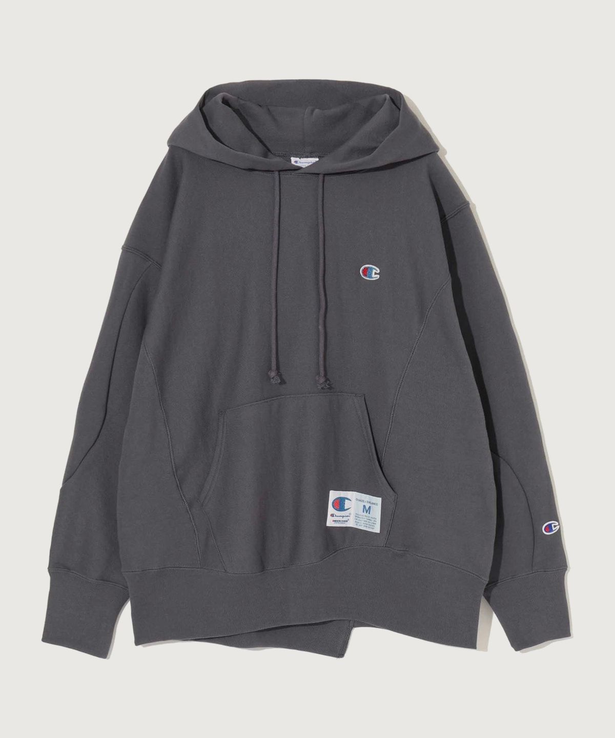 챔피온(CHAMPION) 챔피온 X 언더커버 리버스위브 후드 티셔츠 Grayish Purple