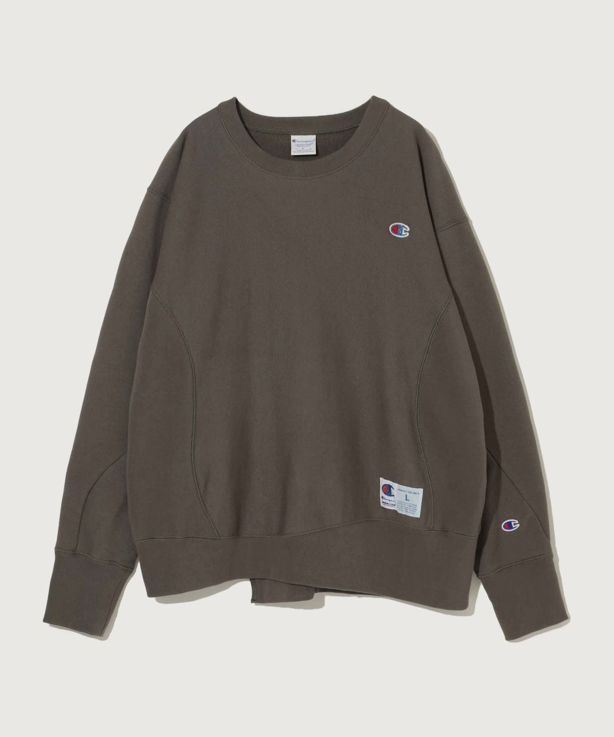 챔피온(CHAMPION) 챔피온 X 언더커버 리버스위브 크루넥 스웨트셔츠 Olive Drab