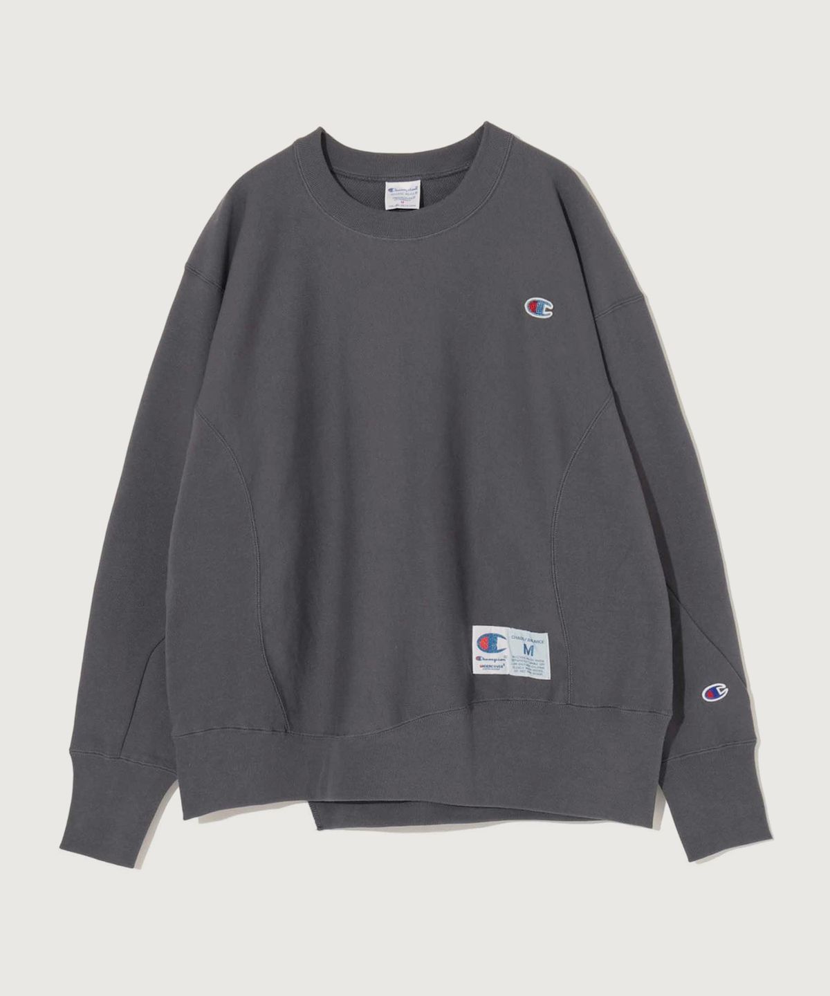 챔피온(CHAMPION) 챔피온 X 언더커버 리버스위브 크루넥 스웨트셔츠 Grayish Purple
