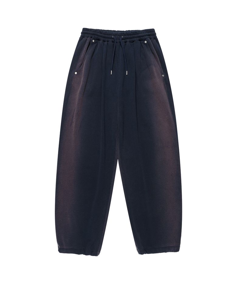 DYED SWEAT PANTS NAVY