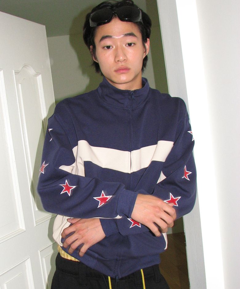 STAR TRACK ZIP-UP NAVY