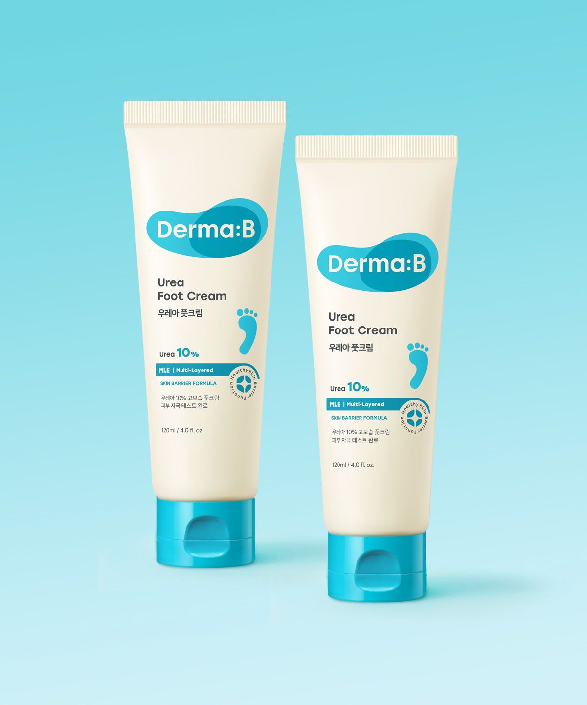 더마비(DERMAB) 우레아 풋크림 120ML X 2개