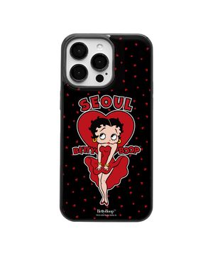 베티붑 먼로 에폭시 범퍼 폰케이스_블랙