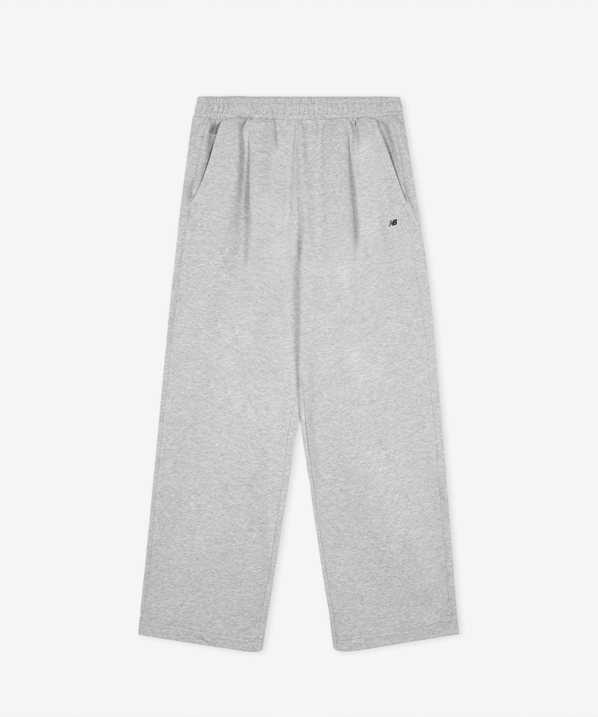 뉴발란스(NEW BALANCE) NBMLG21433 / UNI 에센셜 썸머 경량 원턱 와이드 팬츠 (GRAY)