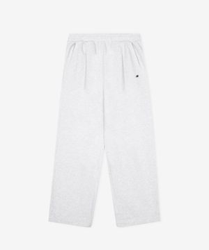 NBMLG21433 / UNI 에센셜 썸머 경량 원턱 와이드 팬츠 (LIGHT GRAY)