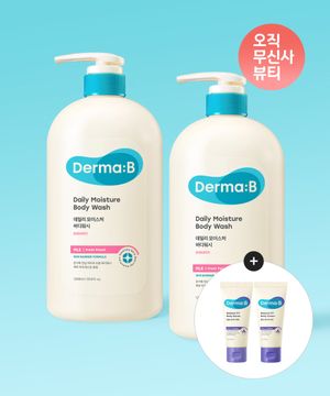 데일리 모이스처 바디워시 프레쉬피치 1000MLX 2개+[증정]밸런스핏바디세럼30ML+바디크림30ML