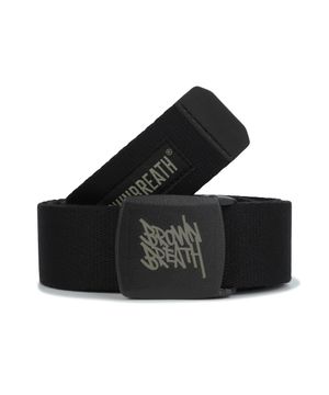 TAG WEBBING BELT - BLACK