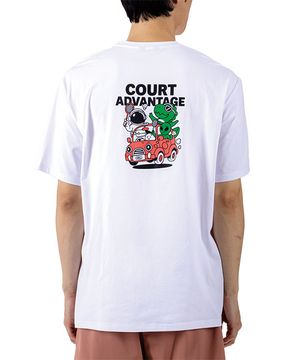 [공용]세미 오버 핏 숏 슬리브 그래픽 티셔츠 26S30