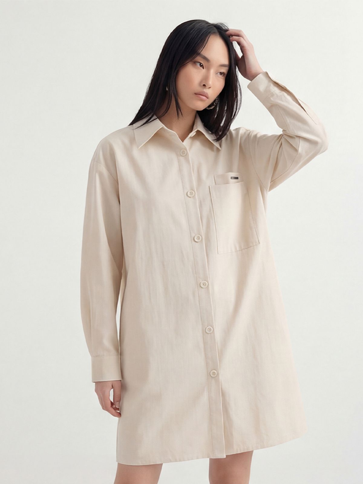 아쿠드(ACUD) Overfit Outer Shirt _Ivory