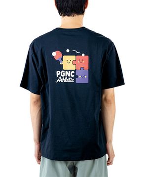 [공용]세미 오버 핏 숏 슬리브 그래픽 티셔츠 149