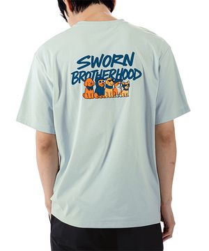 [공용]세미 오버 핏 숏 슬리브 그래픽 티셔츠 151