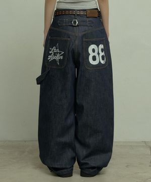 [0126] 88 스타 와이드 데님 팬츠 - 인디고