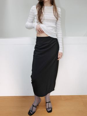 Drapery Maxi Skirt SW6SS683-10