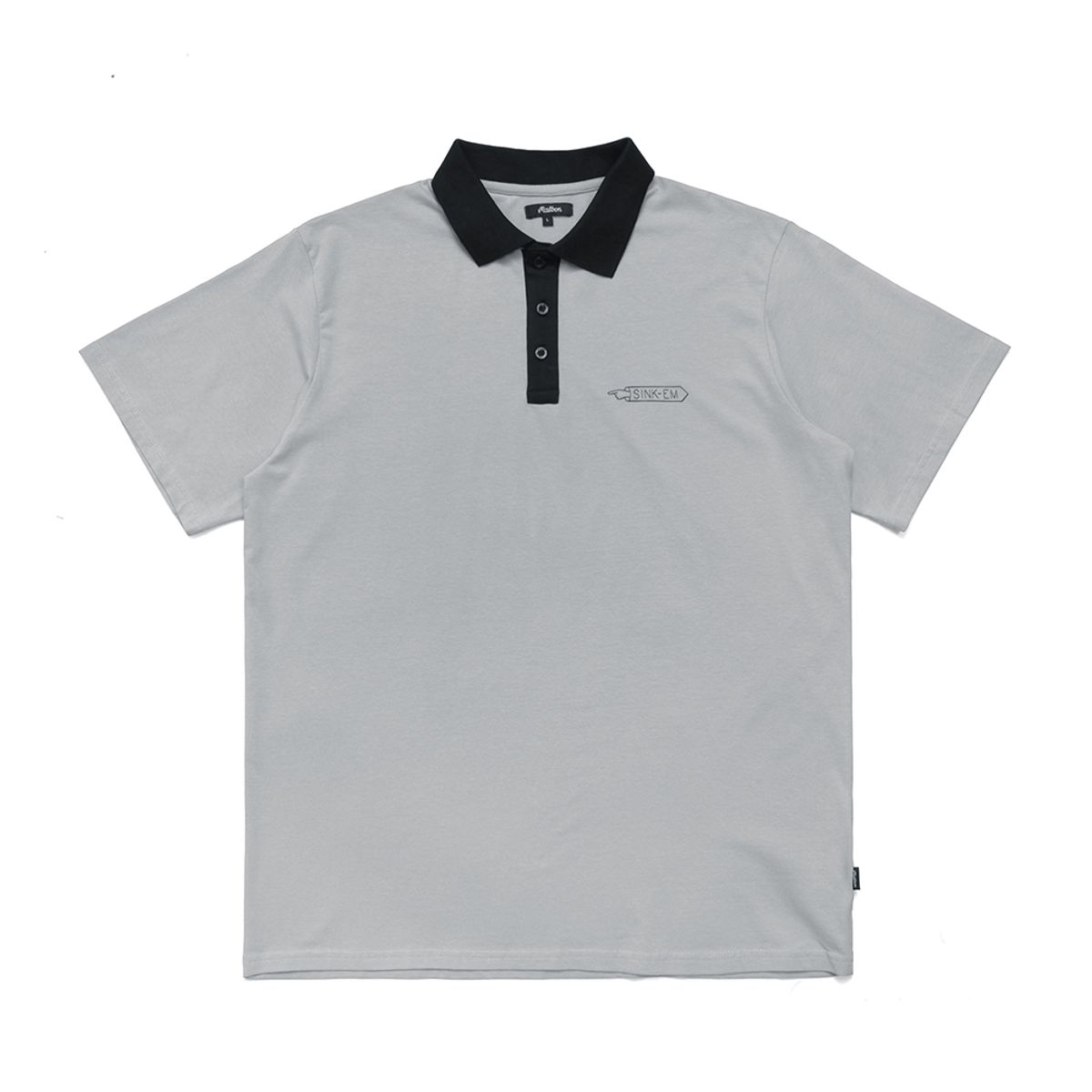 말본 골프(MALBON GOLF) [Sink Em Collection] Sink Em 폴로 티셔츠 CHARCOAL