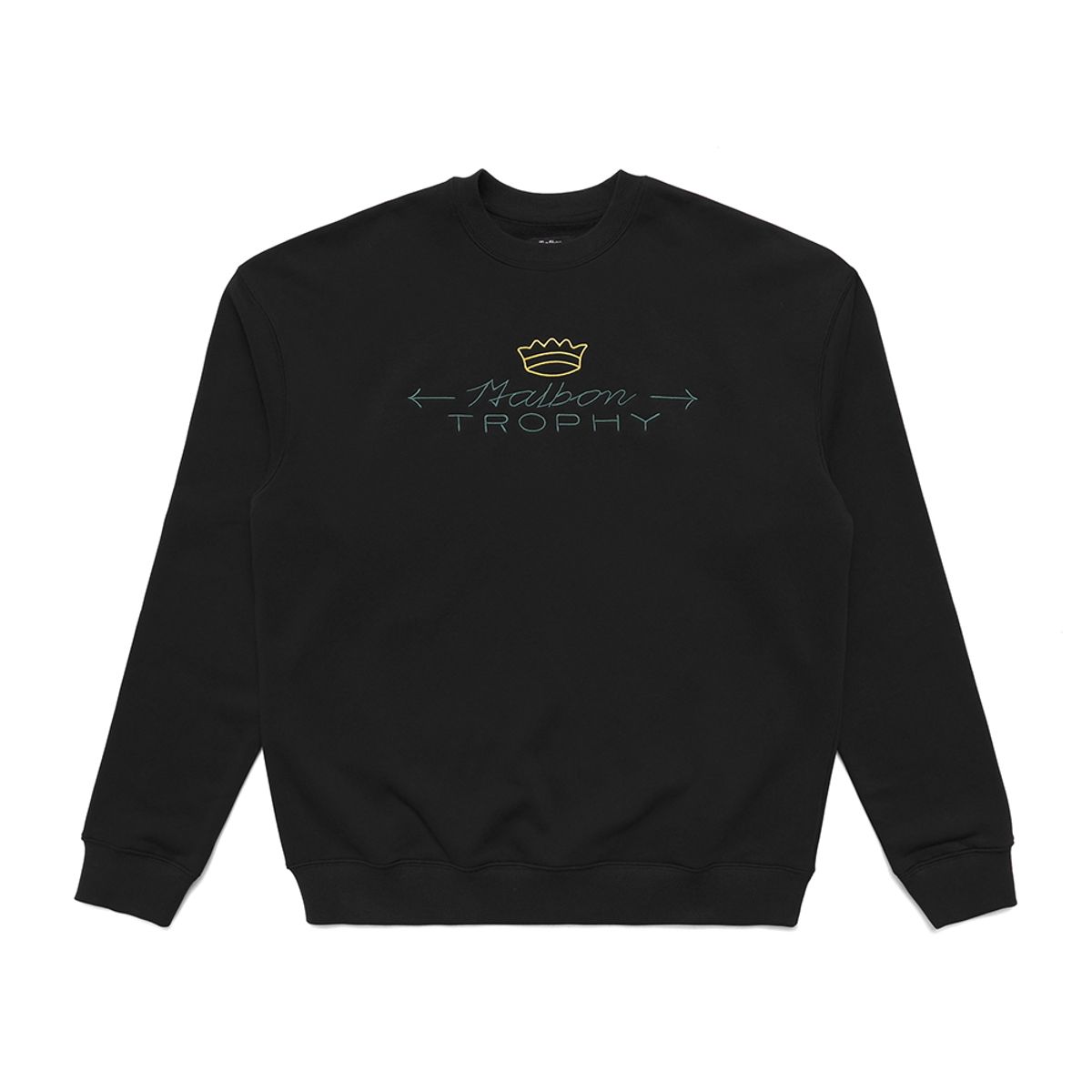 말본 골프(MALBON GOLF) [Trophy Collection] Trophy 크루넥 BLACK (UNISEX)