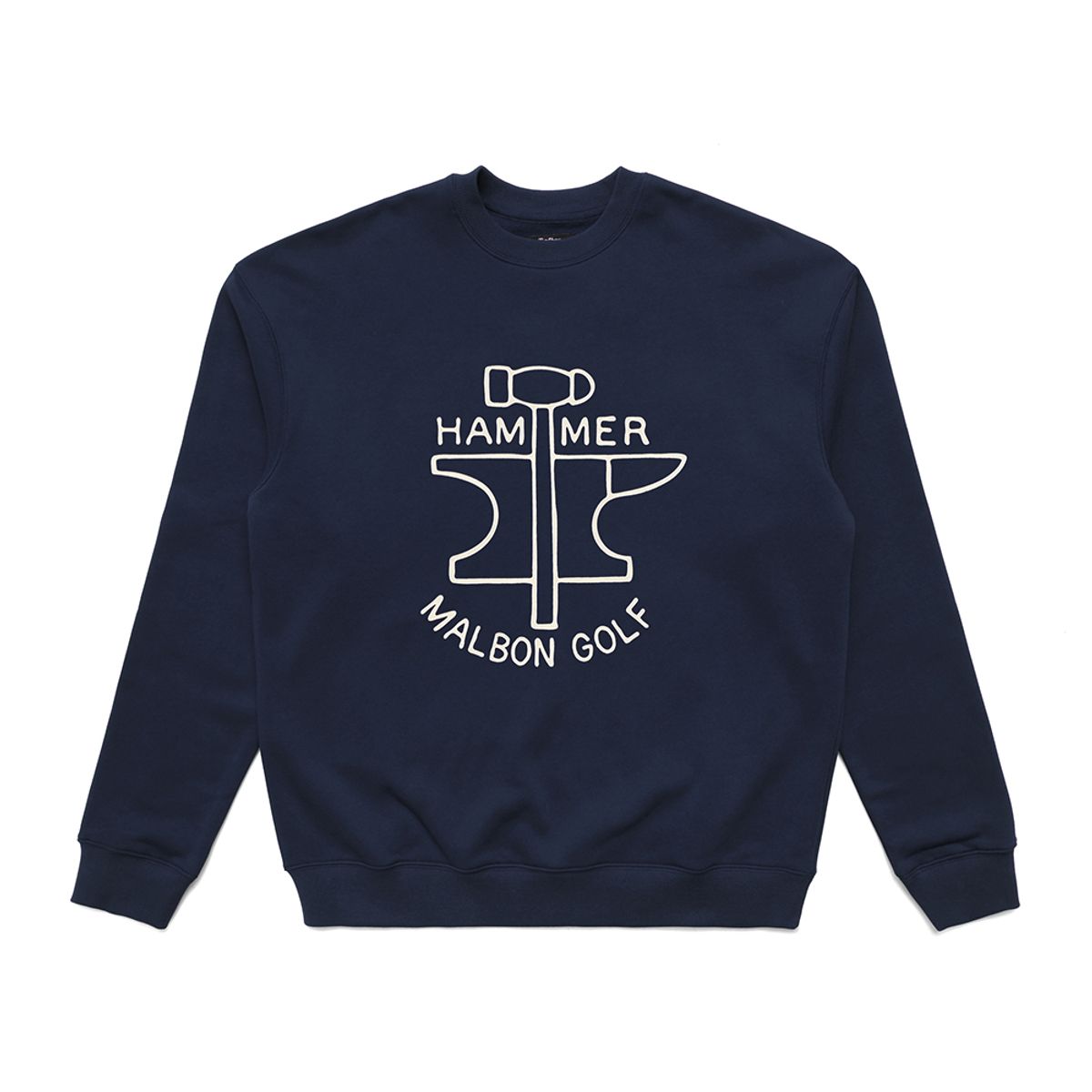 말본 골프(MALBON GOLF) [HAMMER Collection] Hammer 크루넥 NAVY