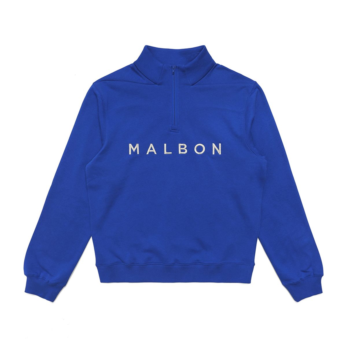 말본 골프(MALBON GOLF) [LEGACY Collection] Spindle 1/4 반집업 티셔츠 BLUE