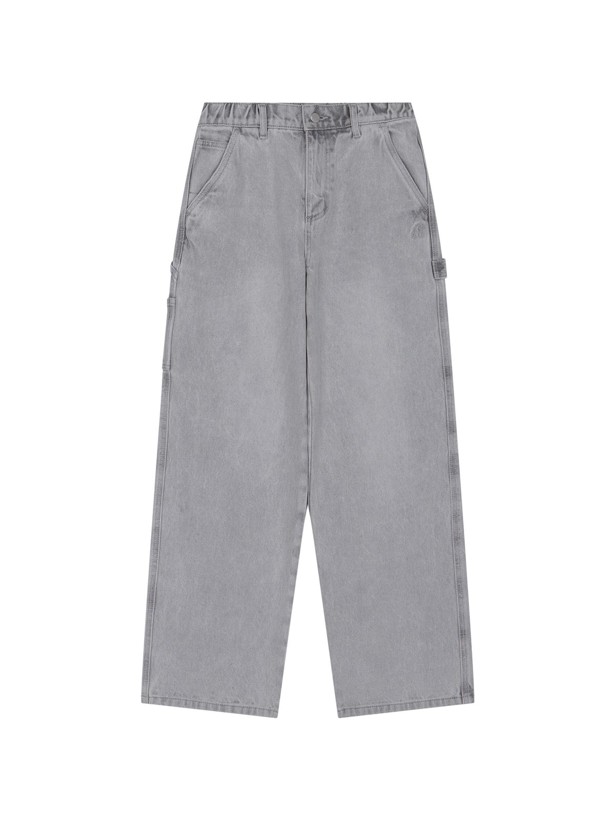 노르디스크(NORDISK) 데님 카펜터 스트레이트 팬츠 (와이드 핏) - W_SHIMMER GREY